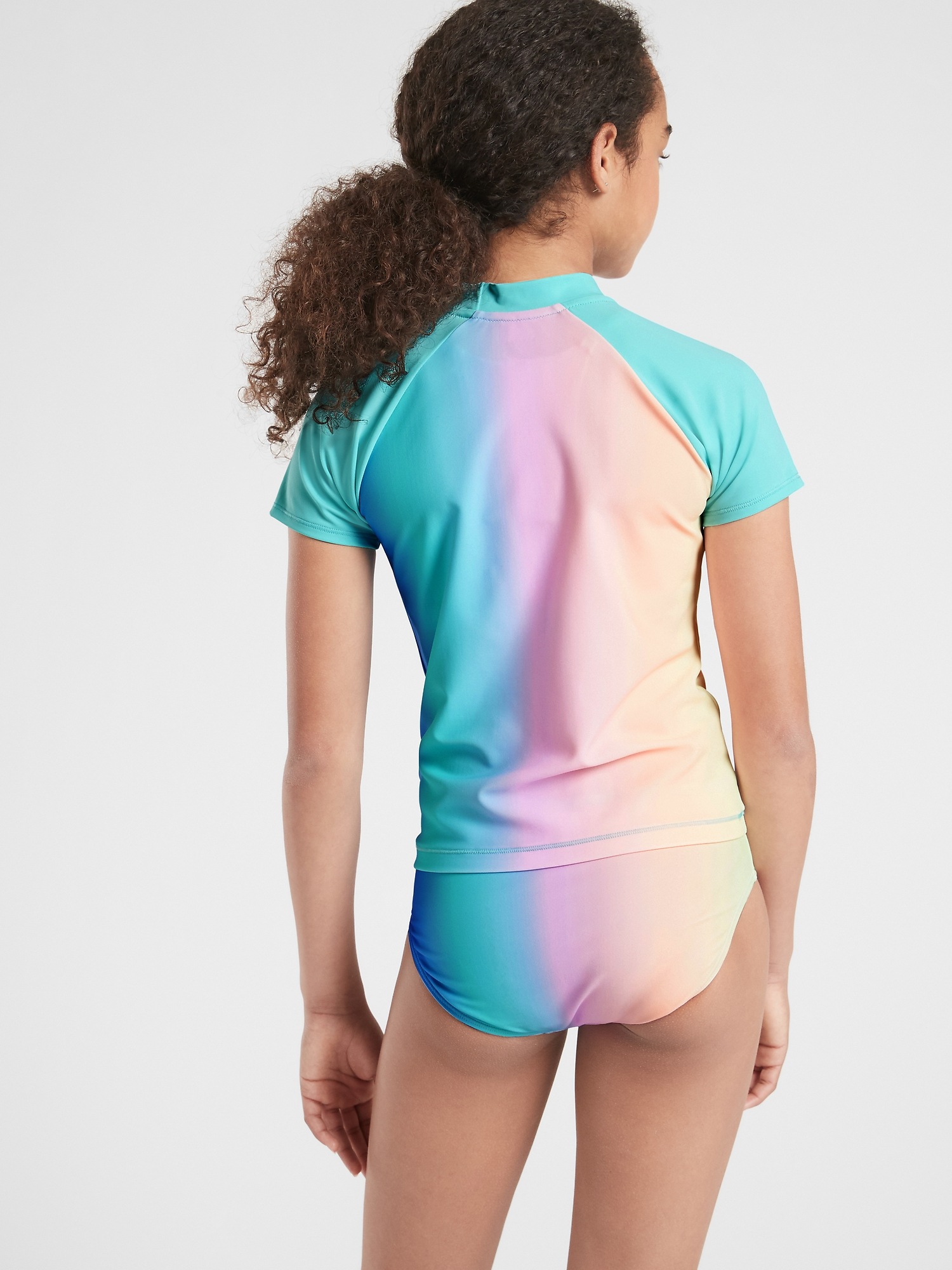 Athleta Girl Mock Neck Rashguard