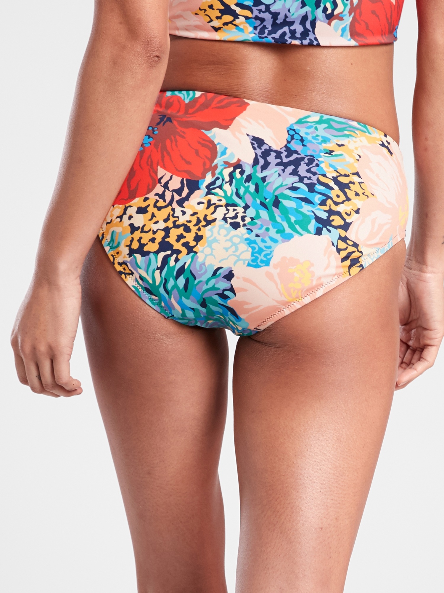 Clean Full Printed Bikini Bottom