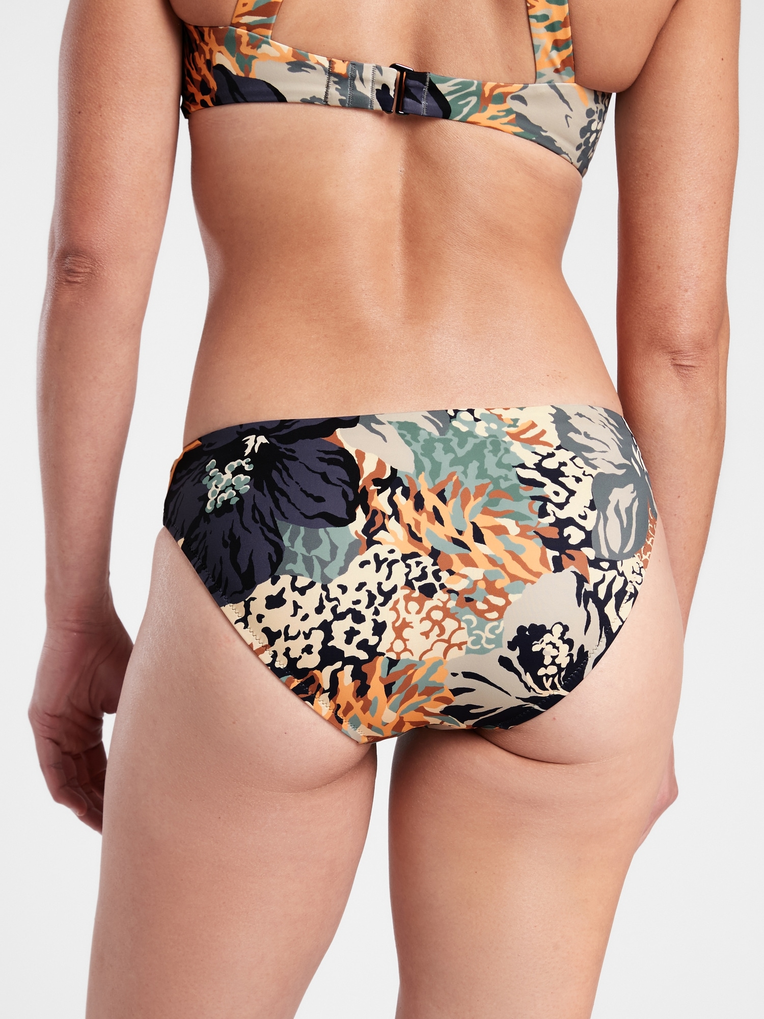 Clean Medium Printed Bikini Bottom