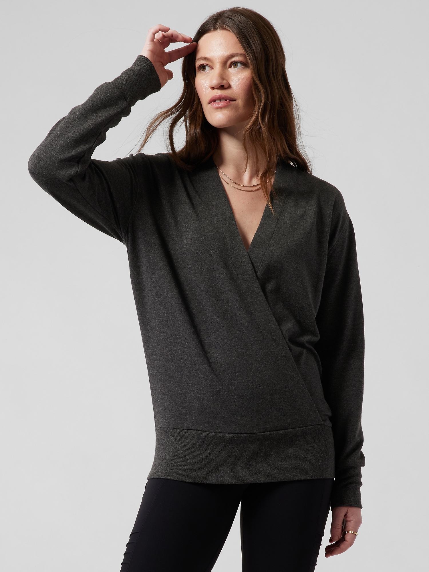 Purana V Wrap Sweatshirt