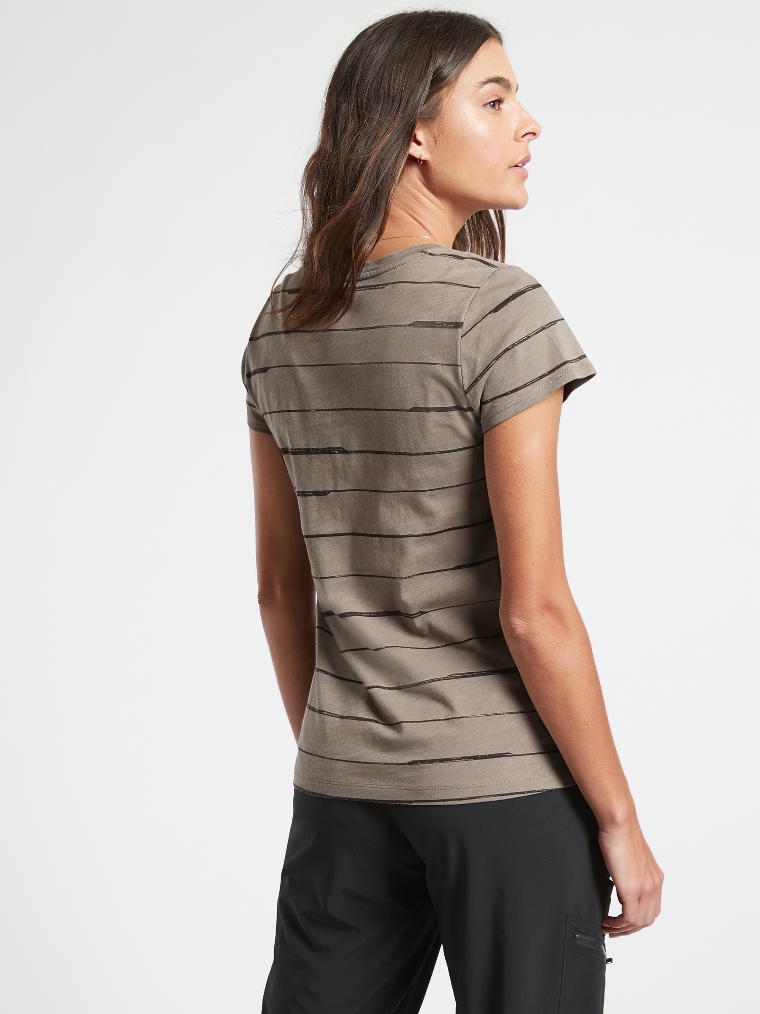 Organic Daily Striped Tee