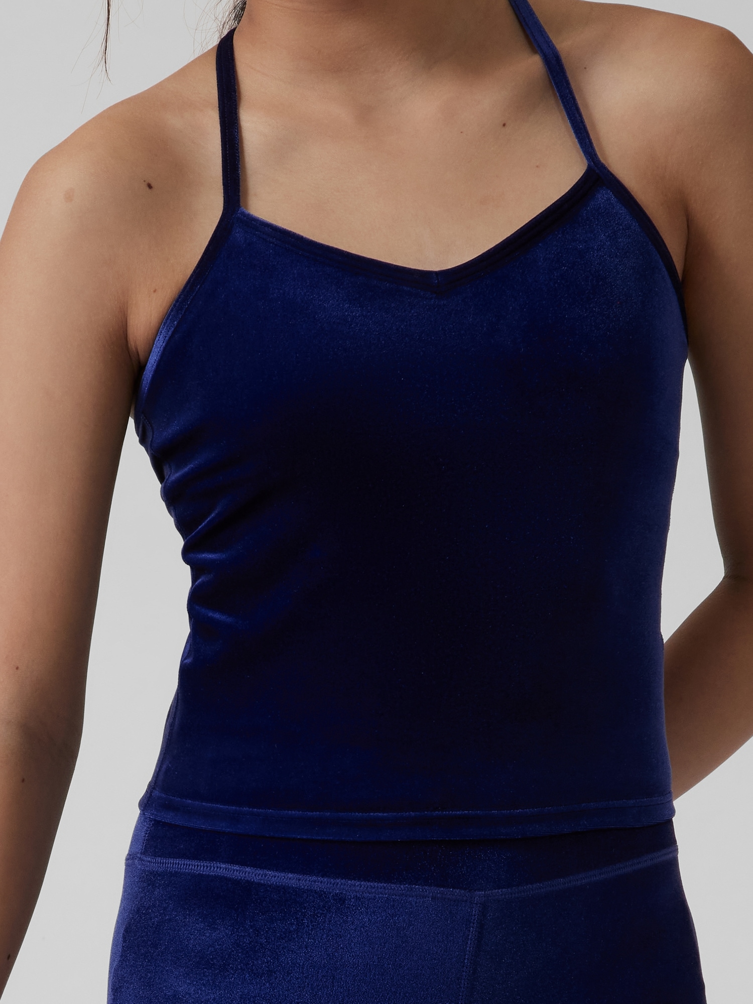 Athleta Girl All Day Velvet Longline Bra