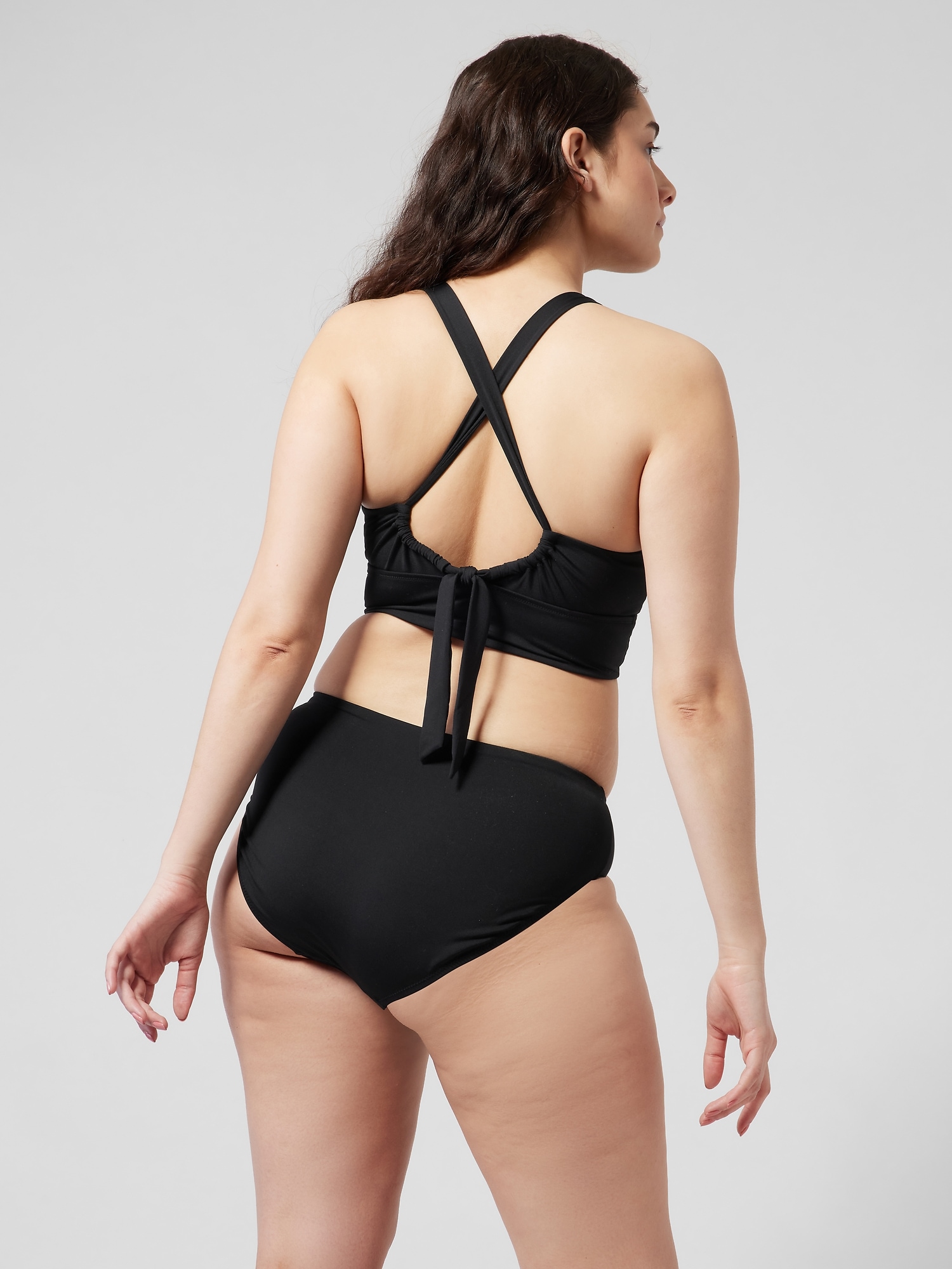 Longline Plunge Bikini Top D