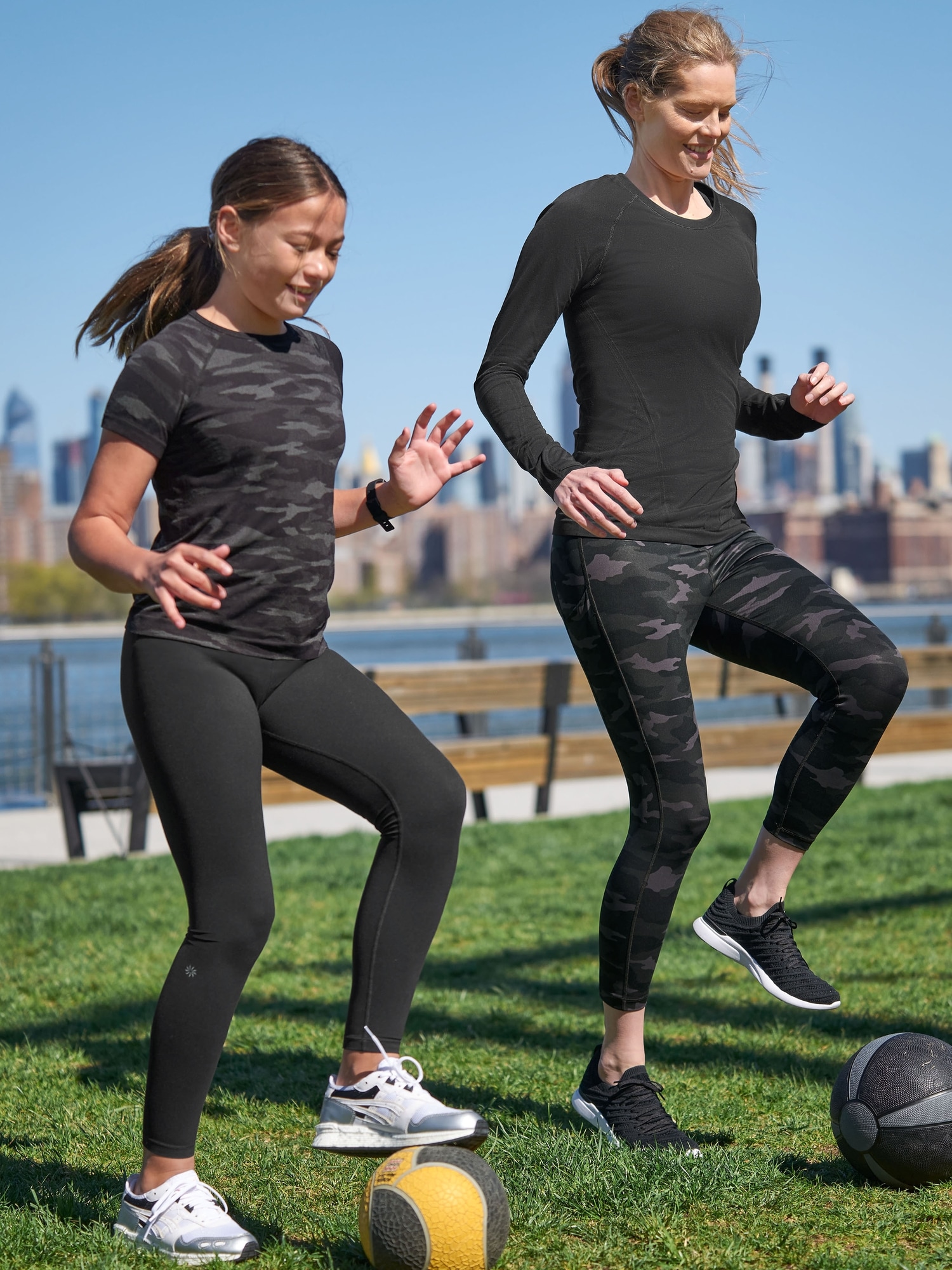 Athleta Girl High Rise Powervita Chit Chat Tight