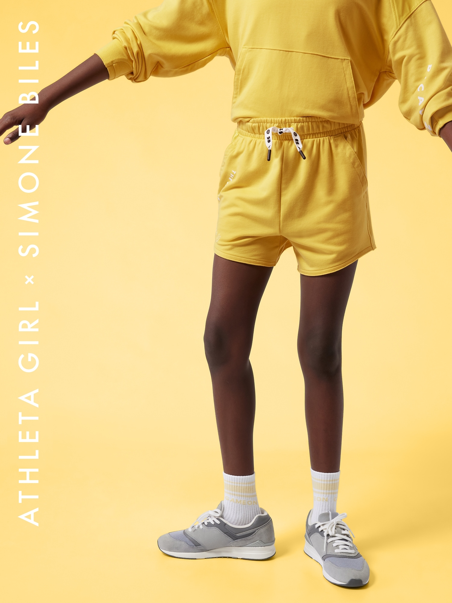 Athleta Girl SB Warm Up Midi Sweatshort