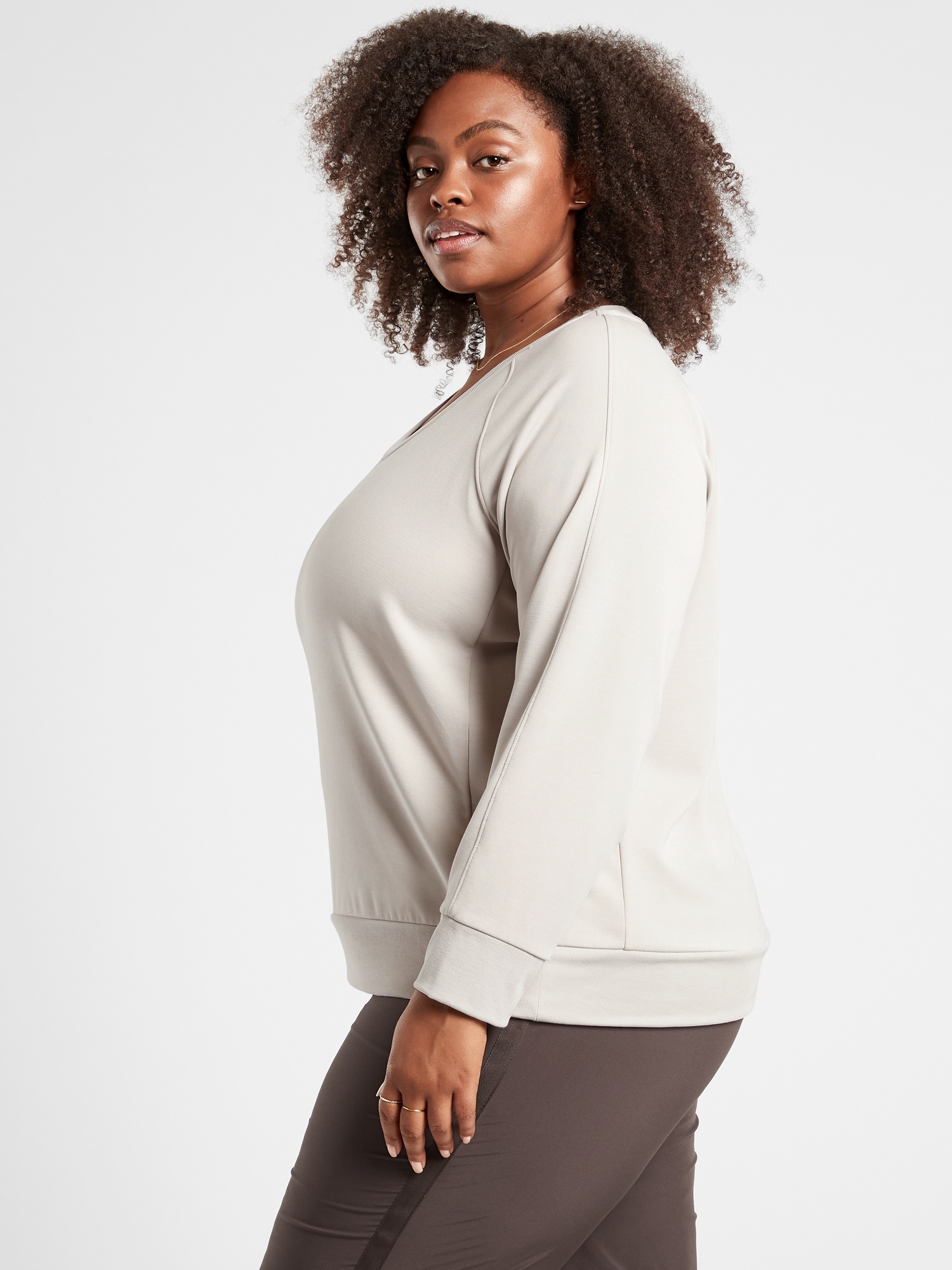 Seasoft Scoop-Neck Sweatshirt