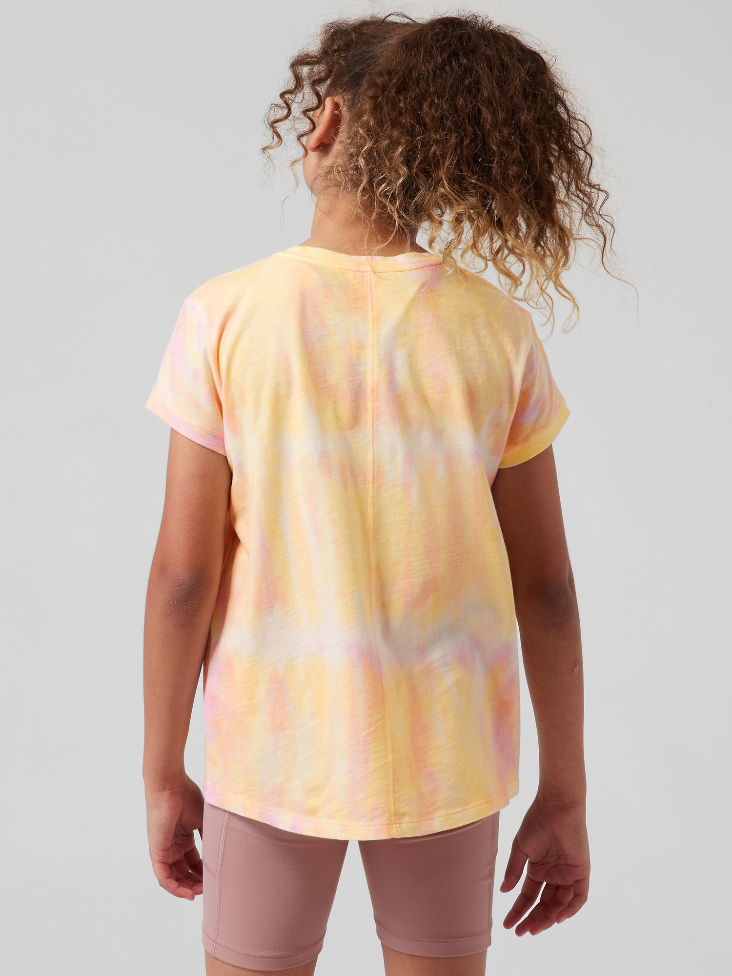 Athleta Girl Daily Tie Dye Tee