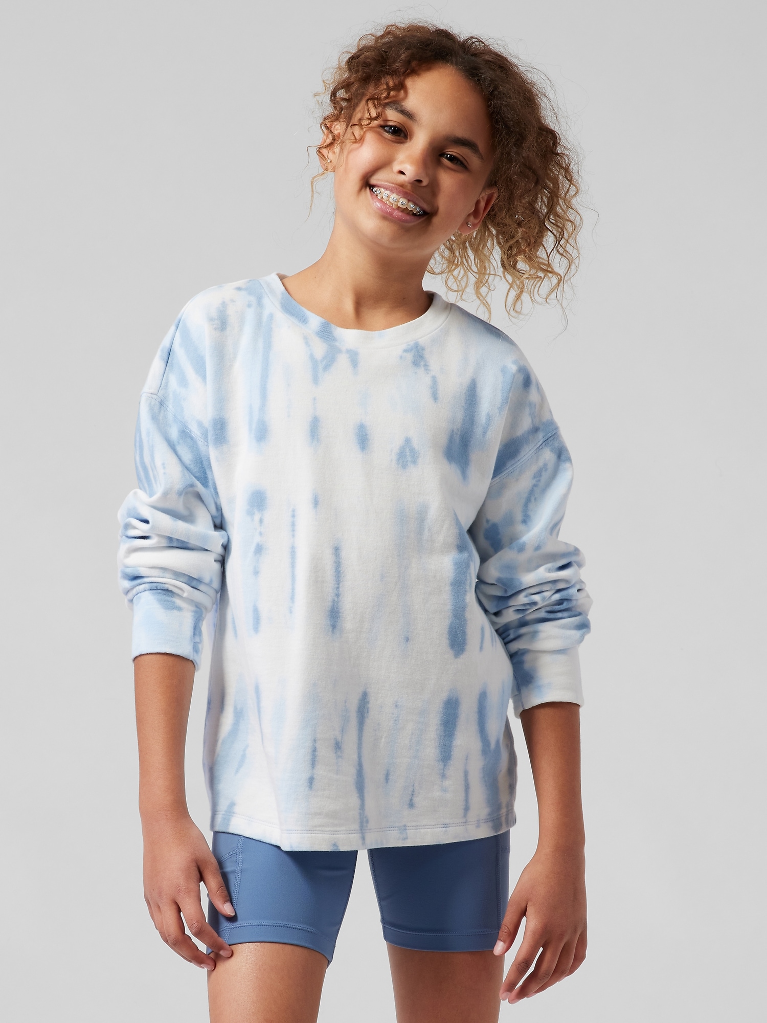 Athleta Girl Beachy Breeze Tie Dye Sweatshirt
