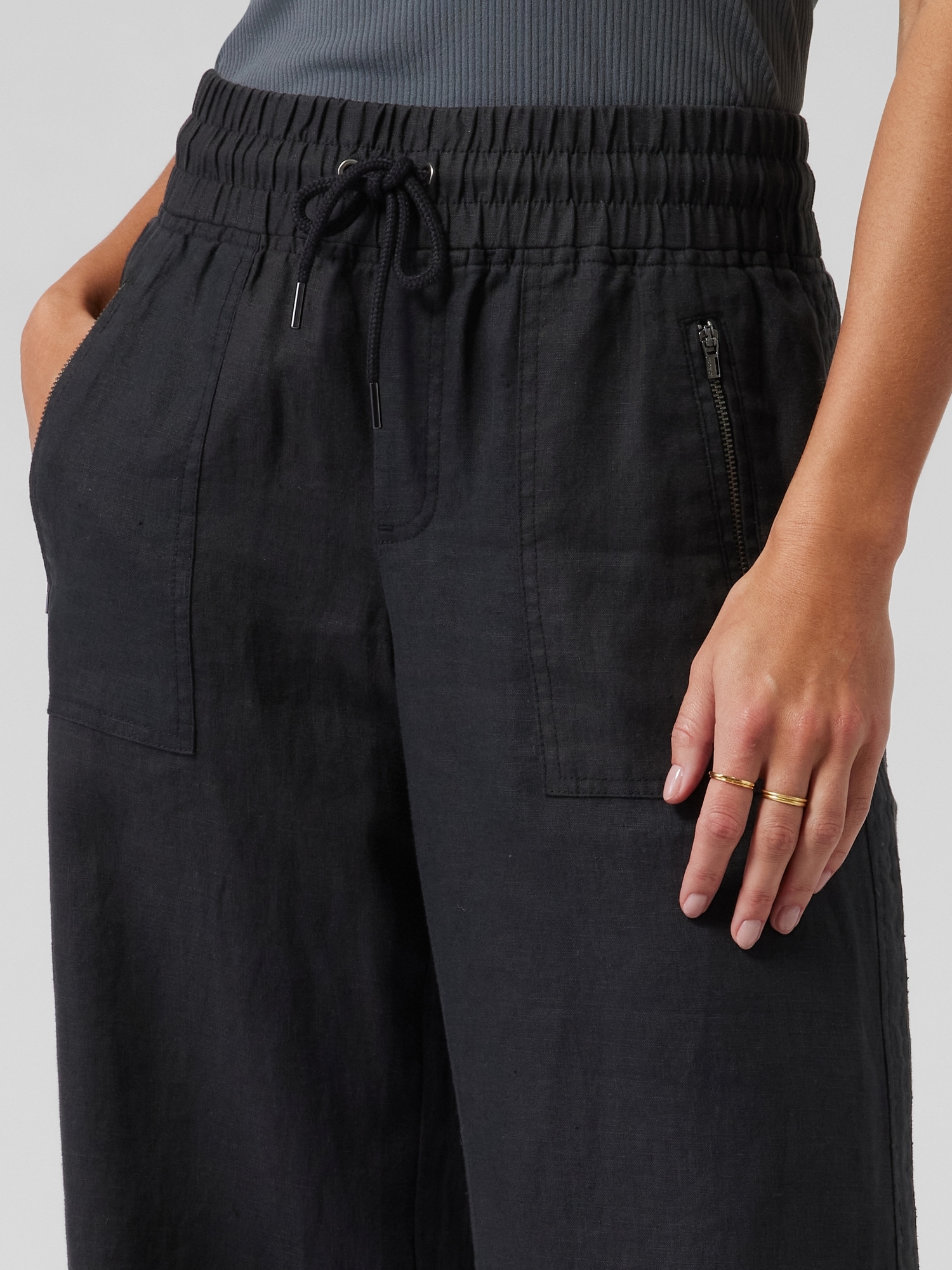 Cabo Linen Wide Leg Pant