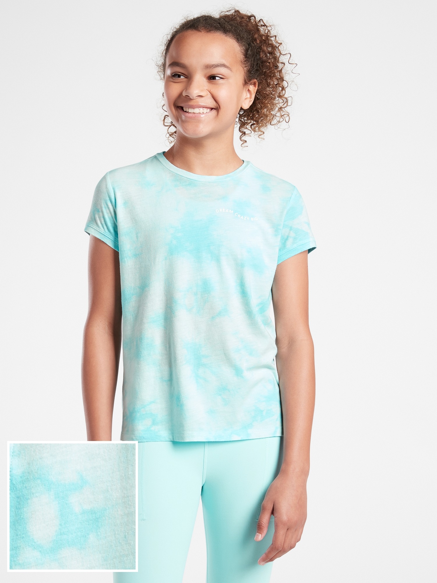 Athleta Girl Daily Tie Dye Tee