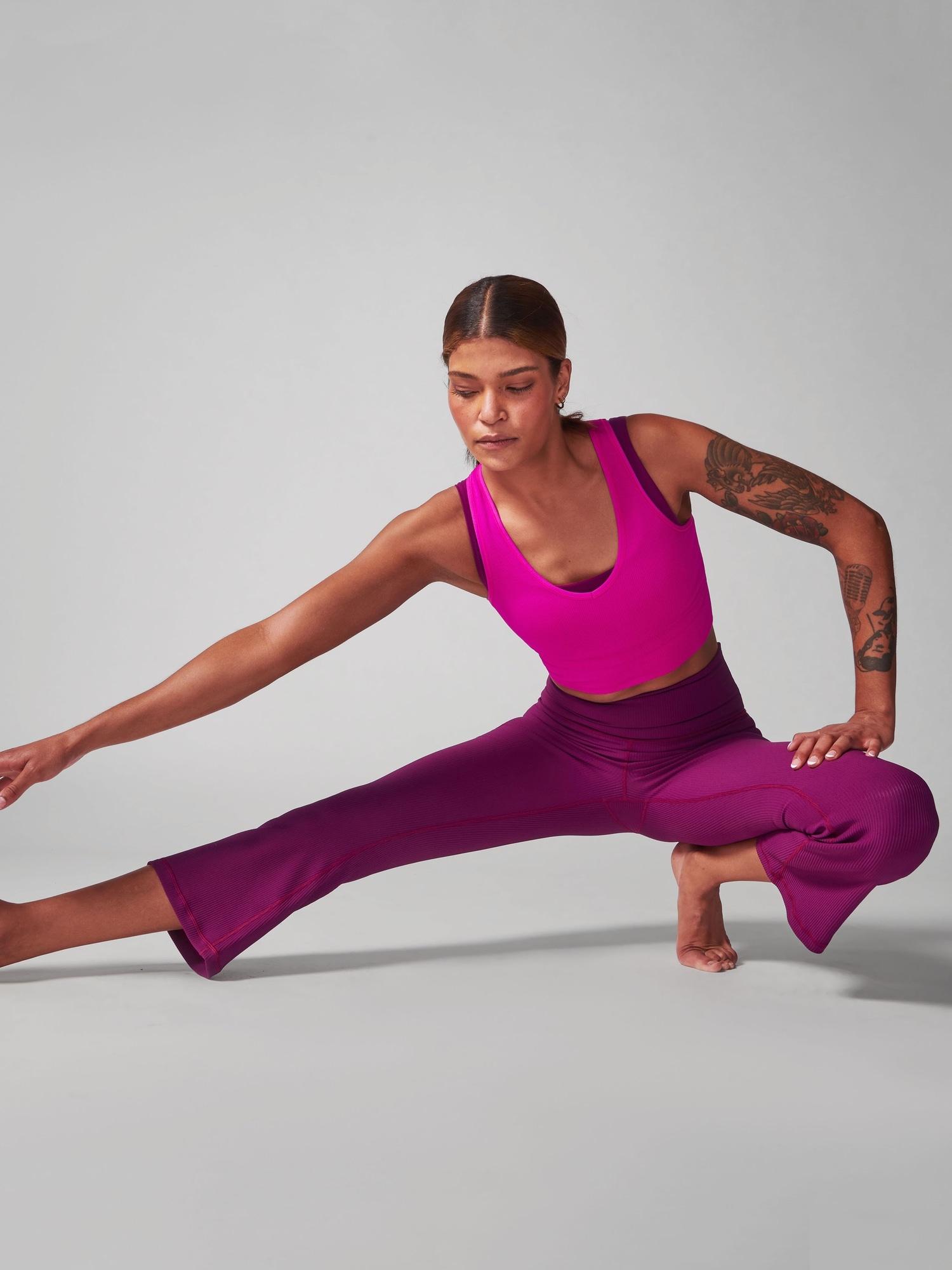 Elation Rib Crop Flare