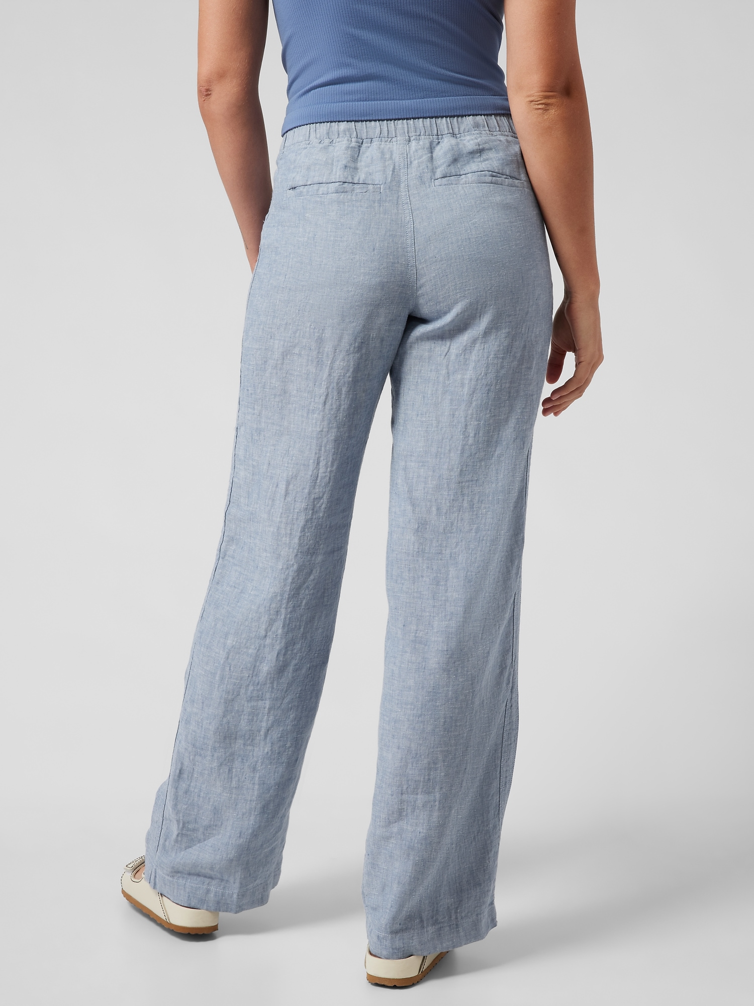 Cabo Linen Wide Leg Pant