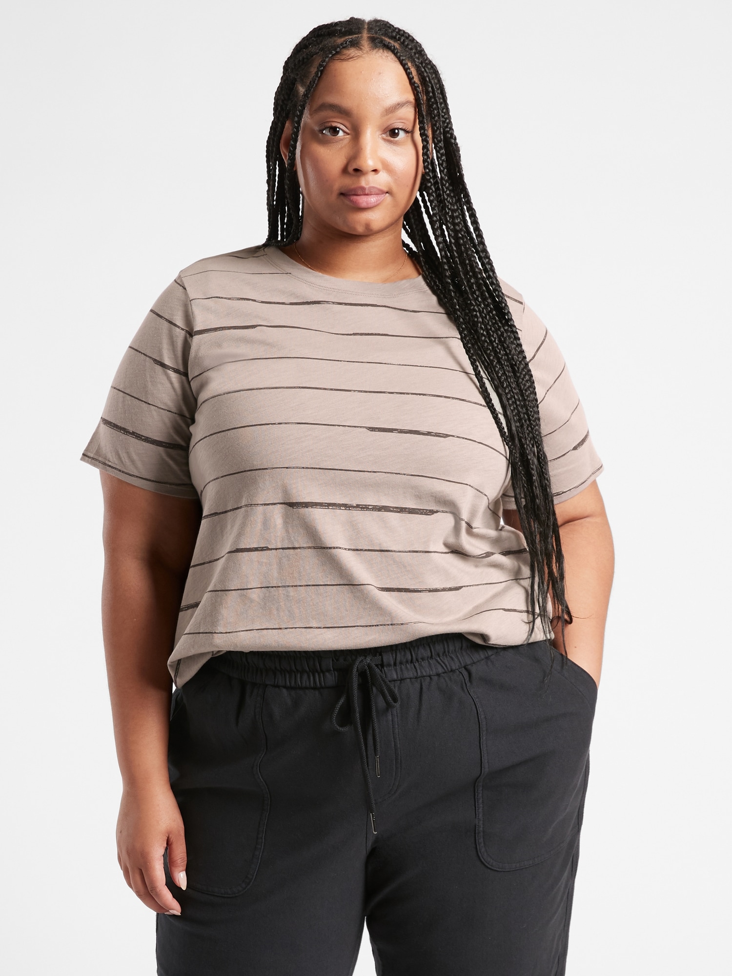 Organic Daily Striped Tee