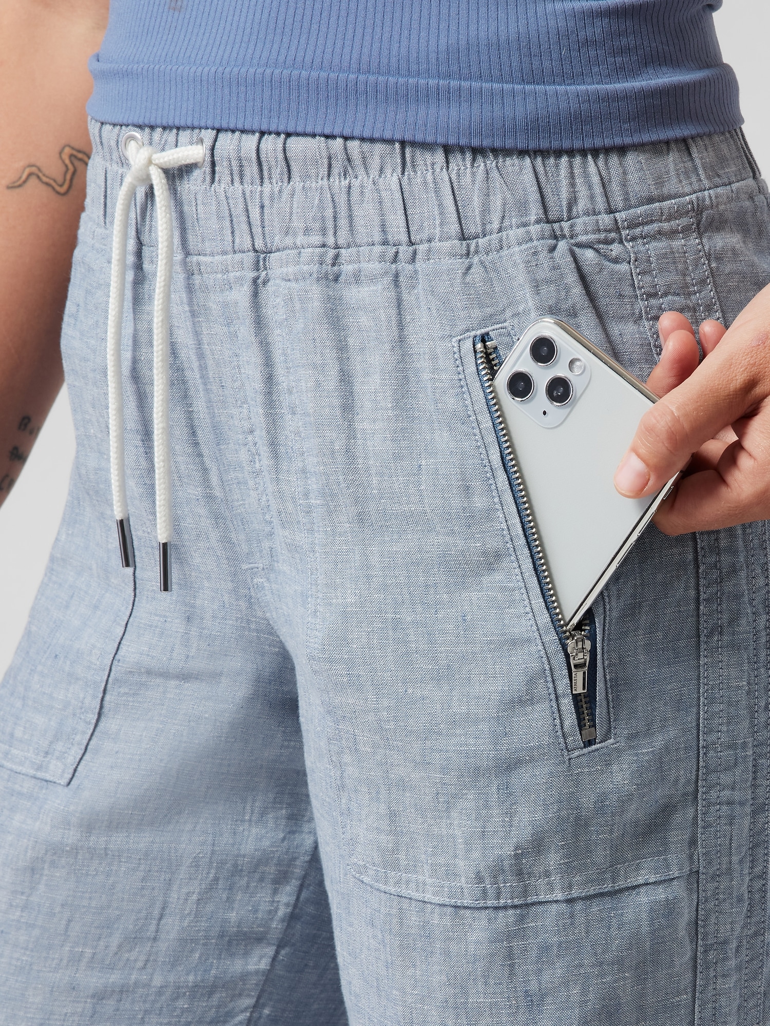 Cabo Linen Wide Leg Pant