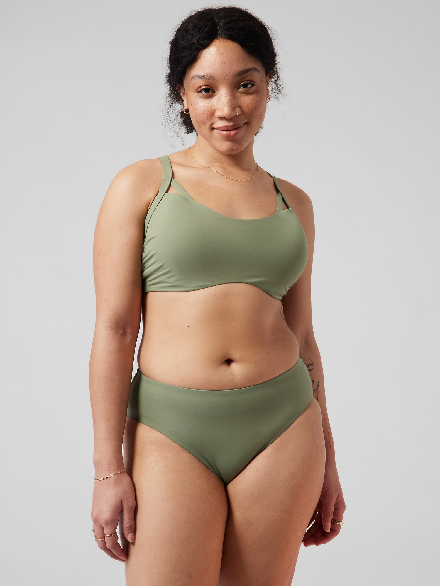 Palm Bra Cup Bikini Top