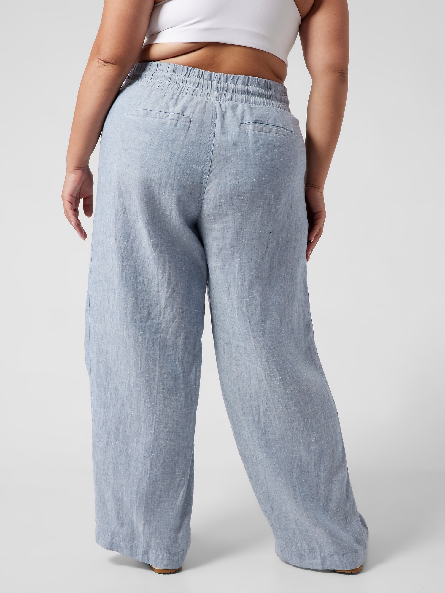 Cabo Linen Wide Leg Pant