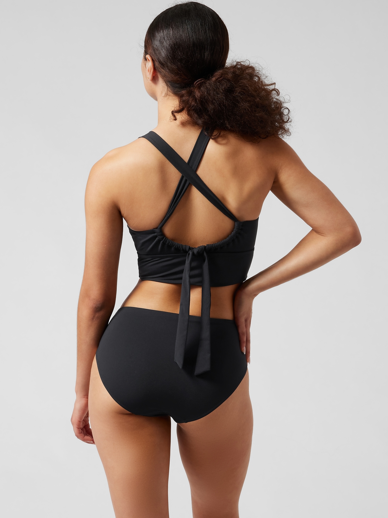 Longline Plunge Bikini Top D