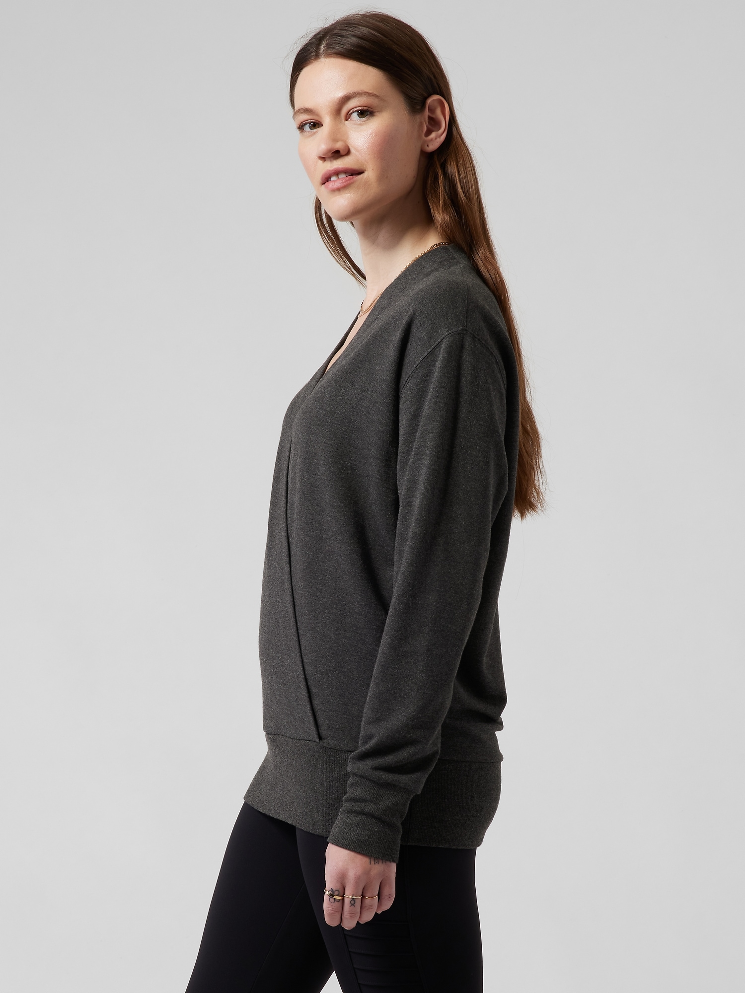 Purana V Wrap Sweatshirt