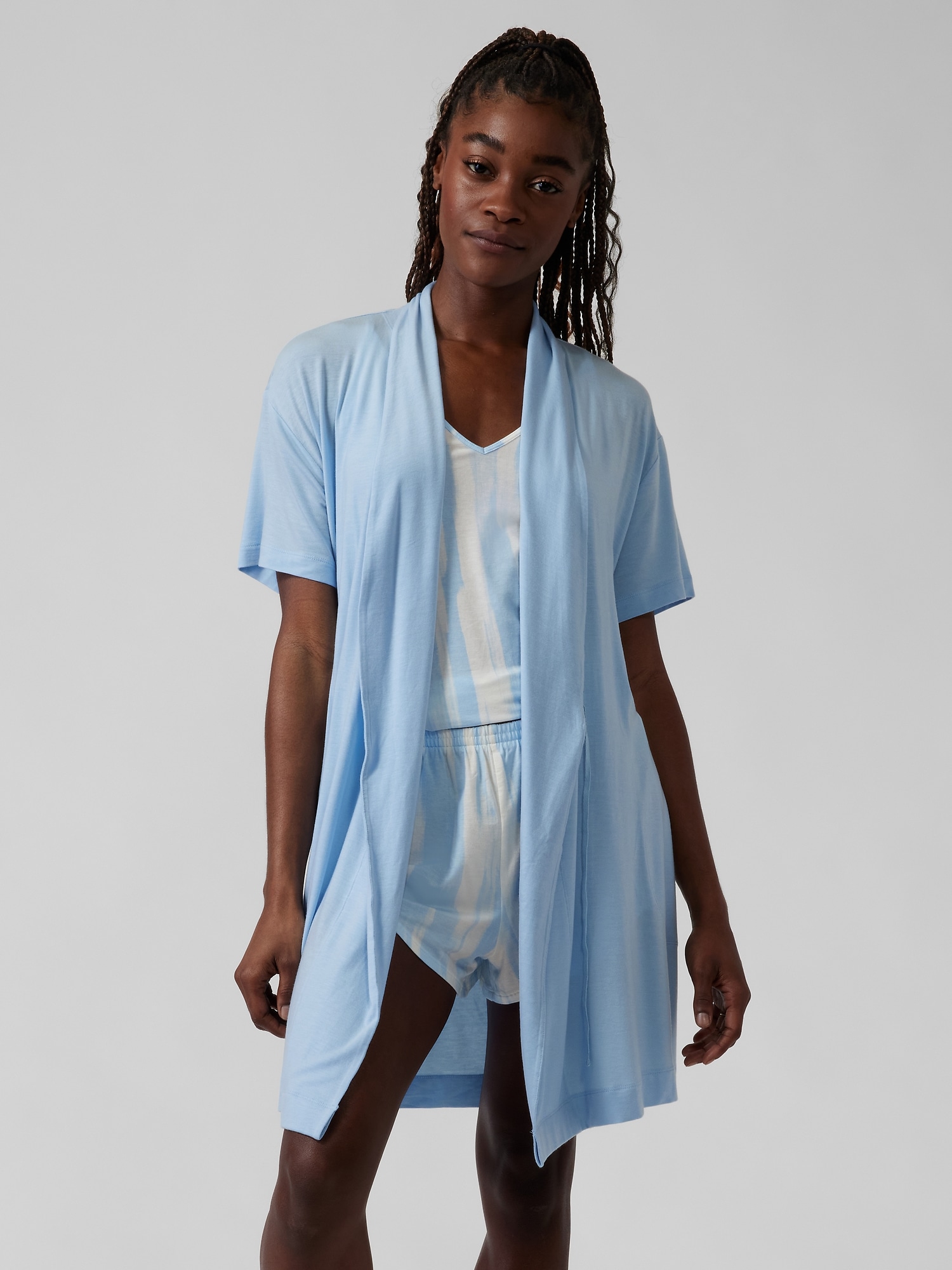 Nighttime Bliss Short Sleeve Robe