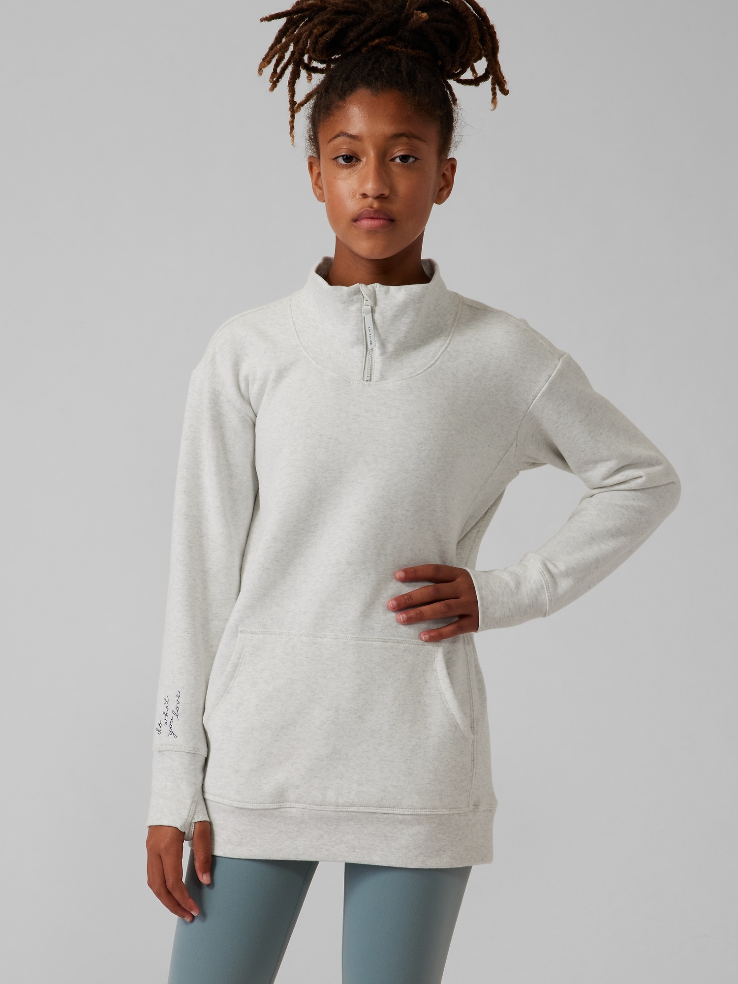 Athleta Girl RetroActive Half Zip