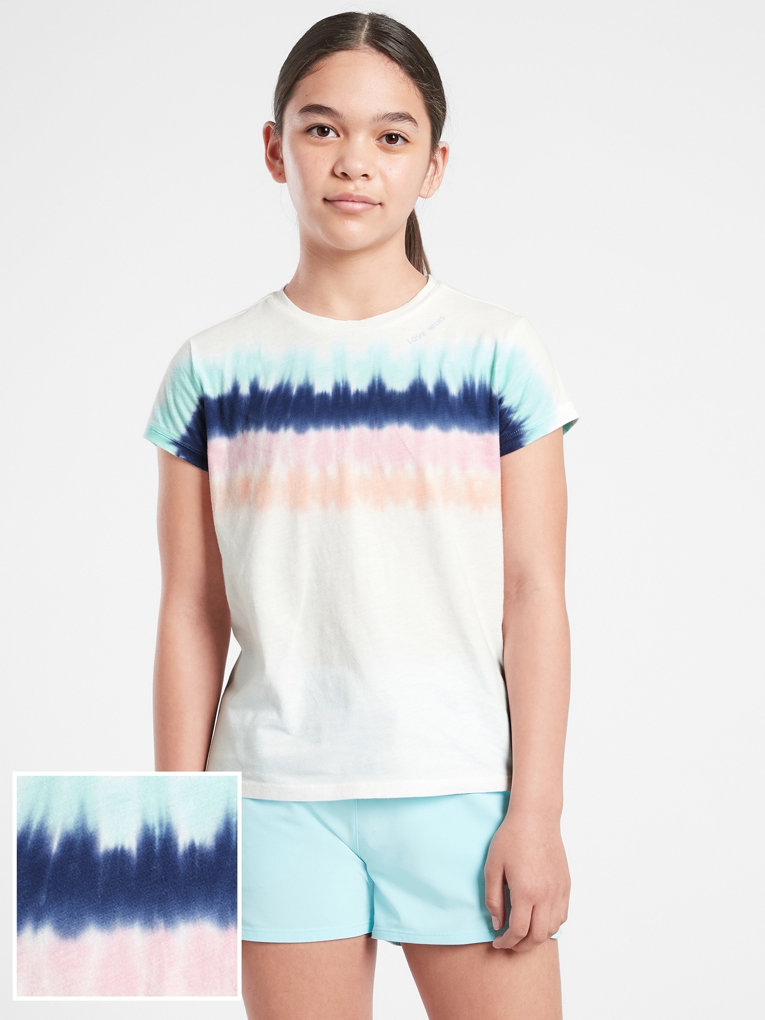 Athleta Girl Daily Tie Dye Tee