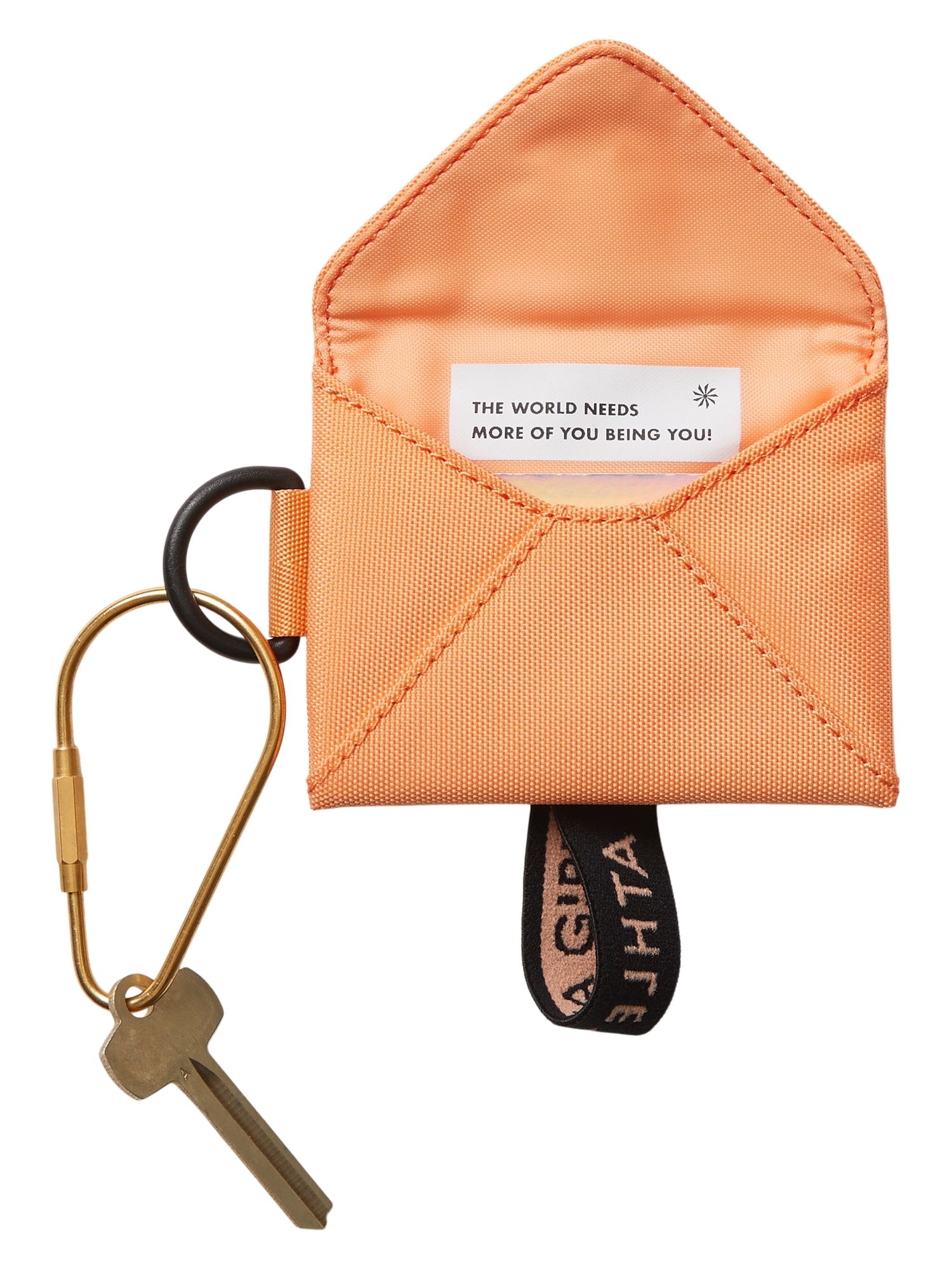 Athleta Girl Card Case Keychain