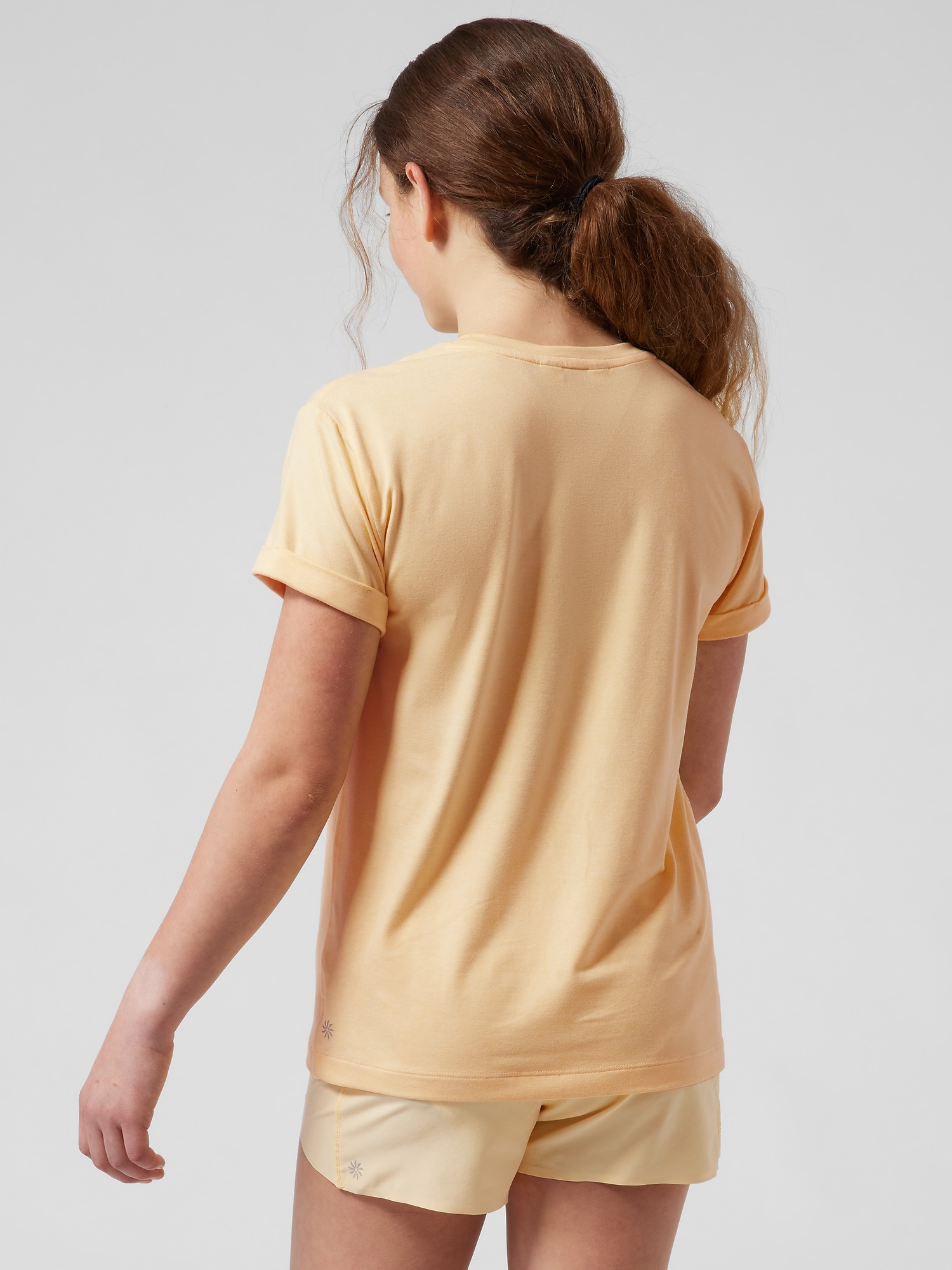 Athleta Girl Uptempo Roll Sleeve Tee