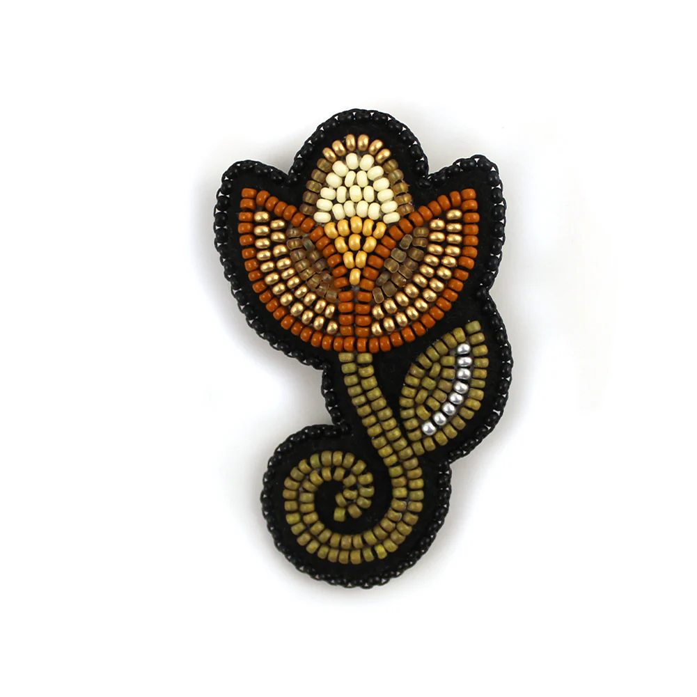 Jaime Lepine Flower & Stem Pin