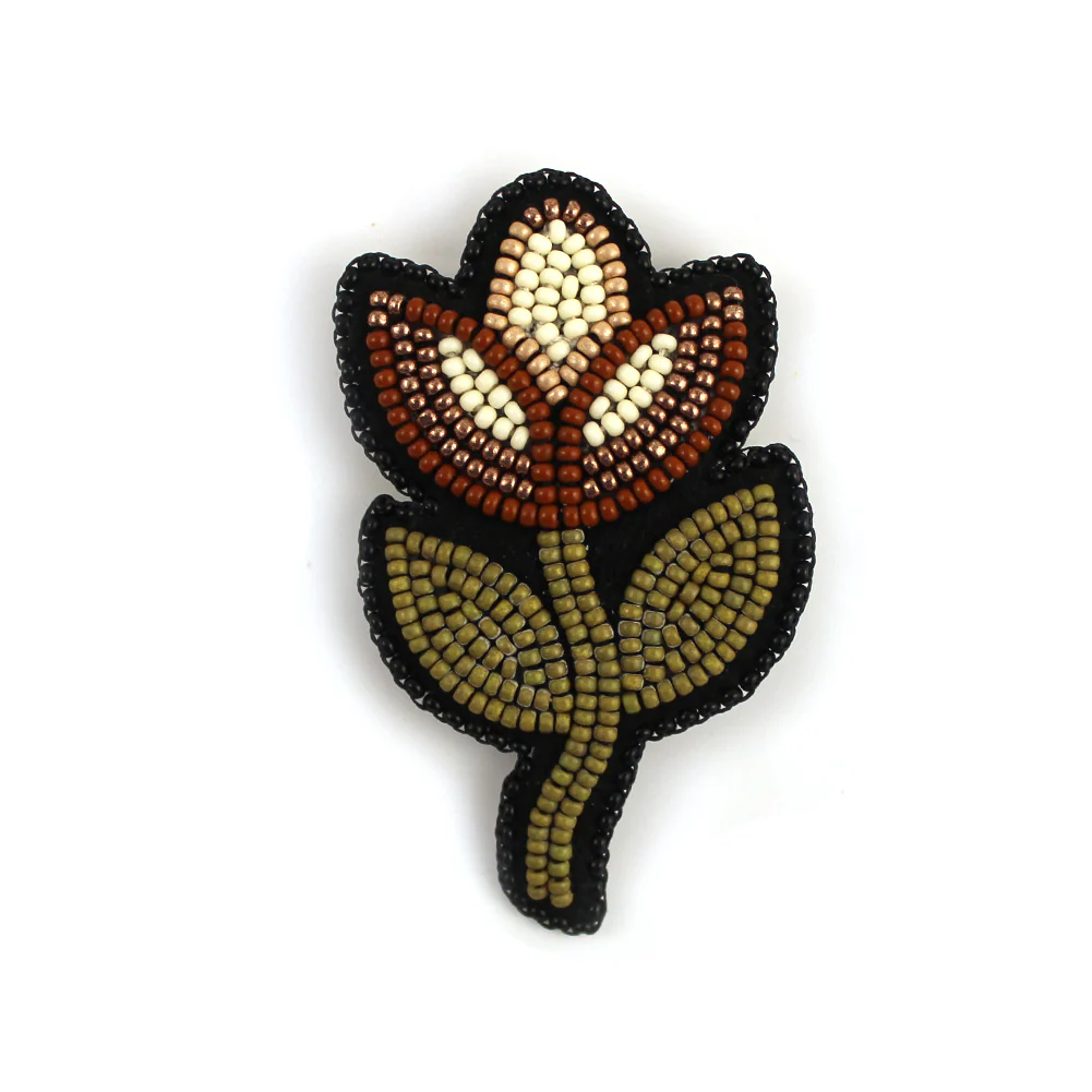 Jaime Lepine Flower & Stem Pin