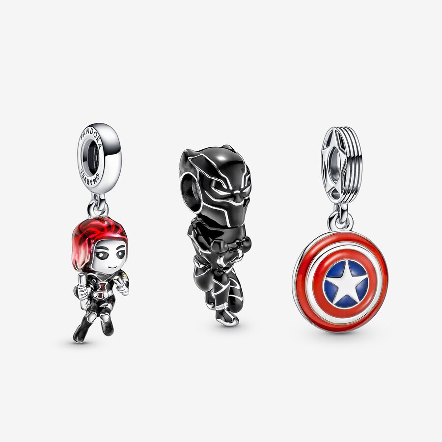 Marvel Character Charm Trio