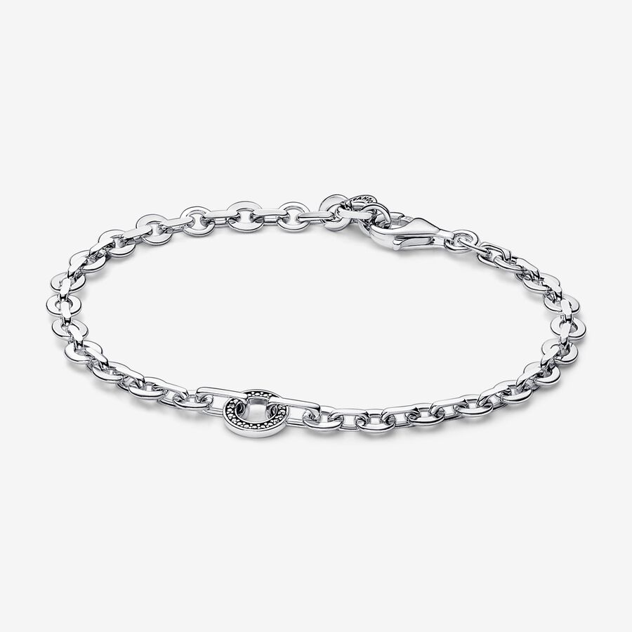 Pandora Signature Pav&eacute; Bold Chain Bracelet