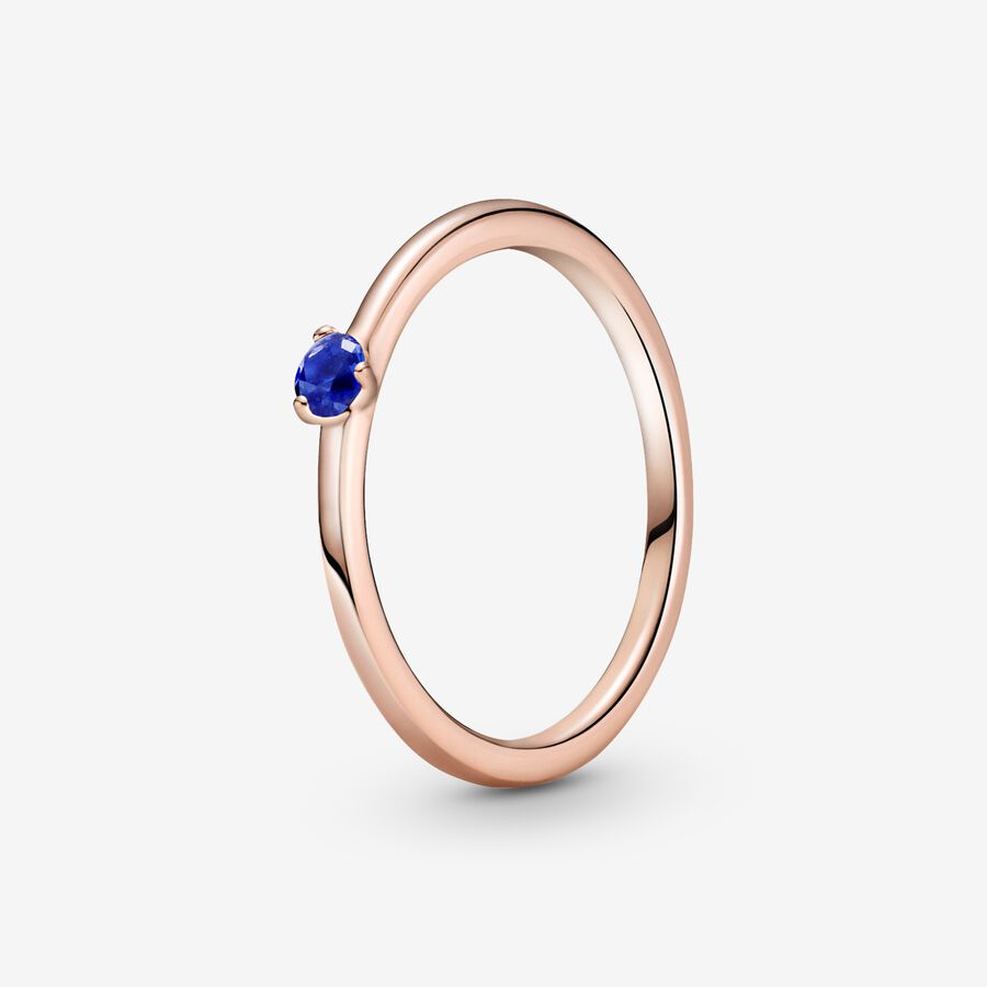 FINAL SALE - Stellar Blue Solitaire Ring
