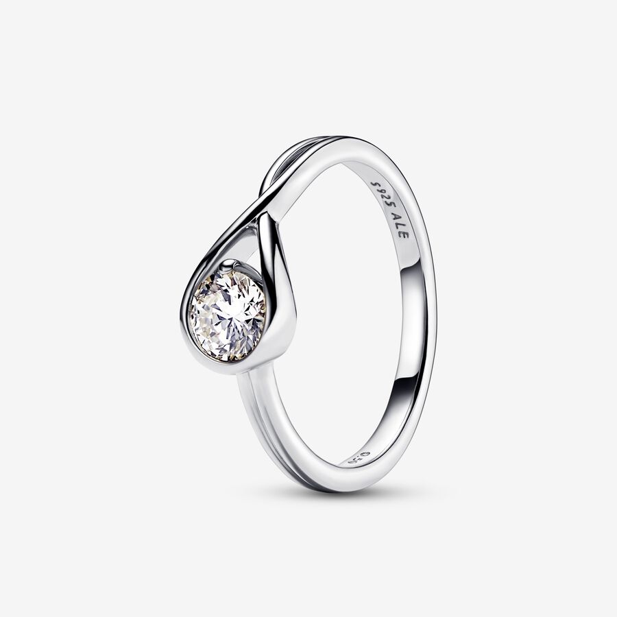 Pandora Infinite Lab-grown Diamond Ring 0.50 carat tw Sterling Silver
