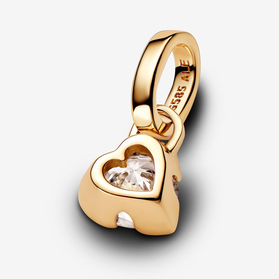 Pandora Talisman Lab-grown Diamond Heart Pendant 0.25 carat tw 14k Gold