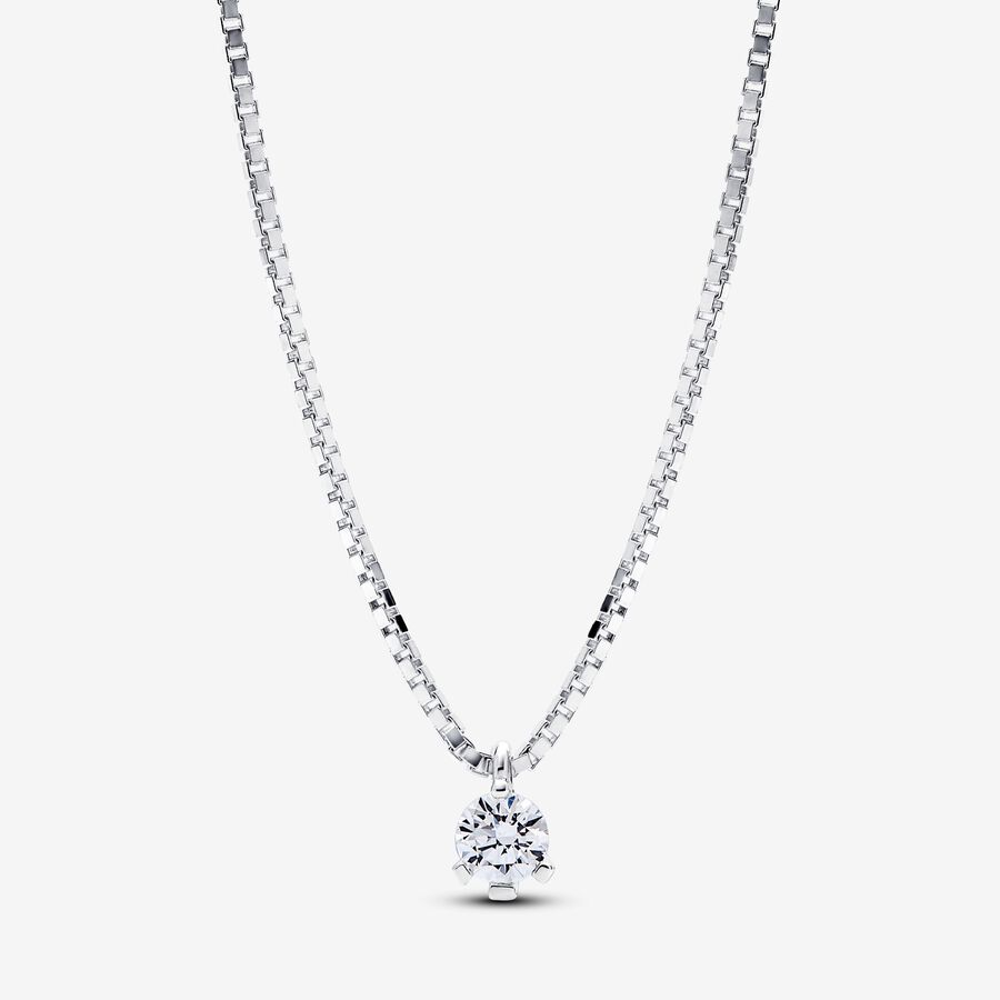 Pandora Nova Lab-grown Diamond Pendant Necklace 0.25 carat tw Sterling Silver