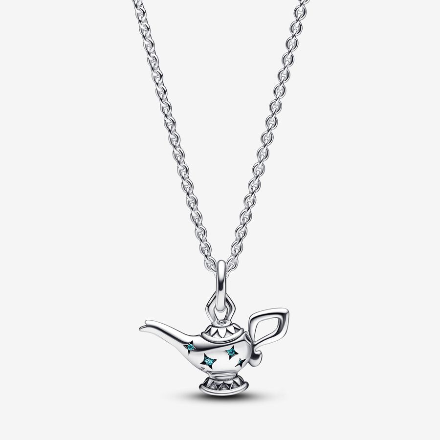 FINAL SALE - Disney Aladdin Magic Lamp Pendant Collier Necklace