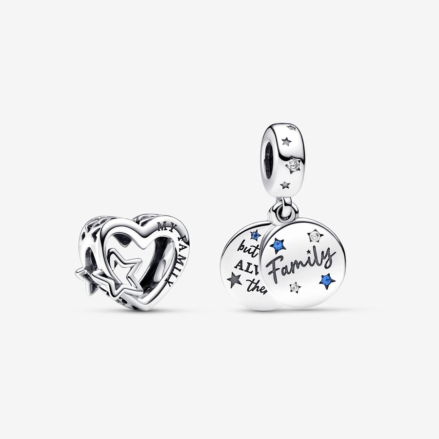 My Family My Universe Charm Duo