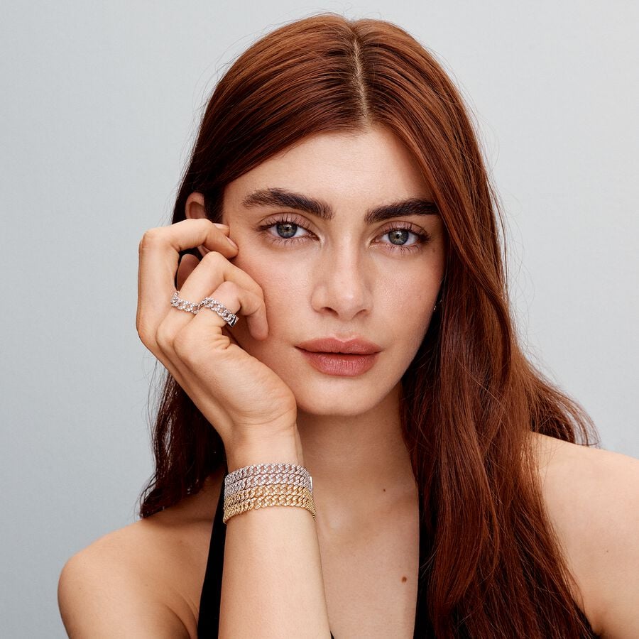 Pavé Cuban Chain Bracelet