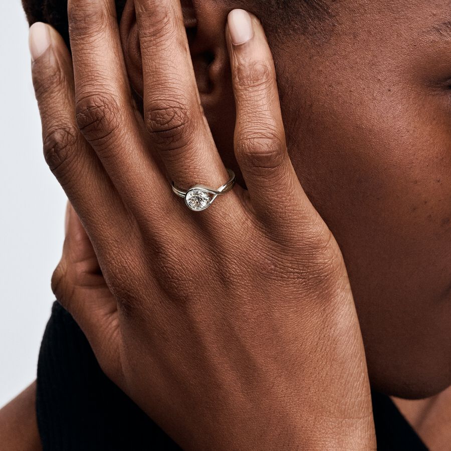 Pandora Infinite Lab-grown Diamond Ring 0.50 carat tw 14k White Gold