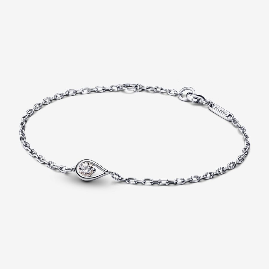 Pandora Infinite Lab-grown Diamond Chain Bracelet 0.25 carat tw Sterling Silver