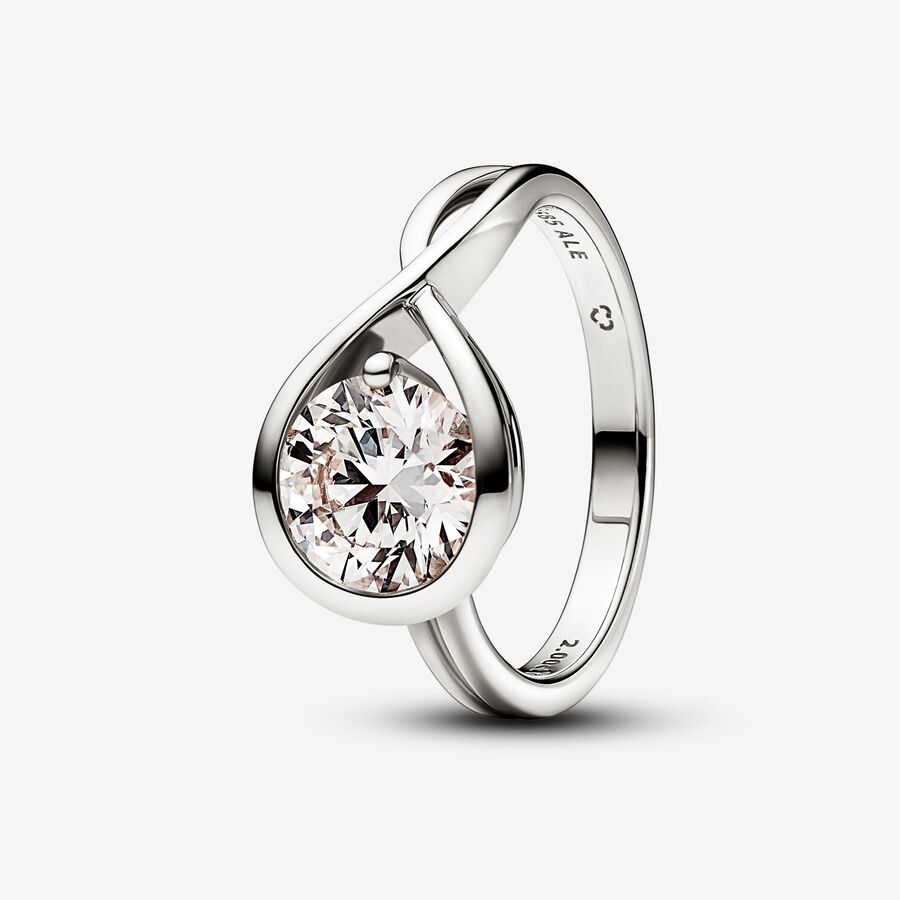 Pandora Infinite Lab-grown Diamond Ring 2.00 carat tw 14k White Gold