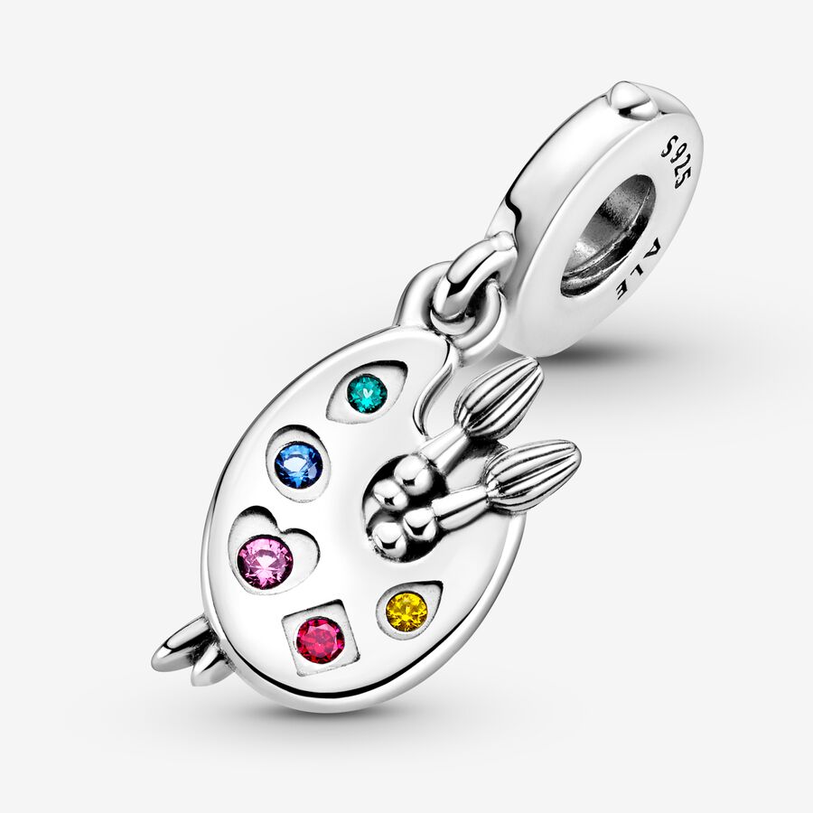 Artist's Palette Dangle Charm