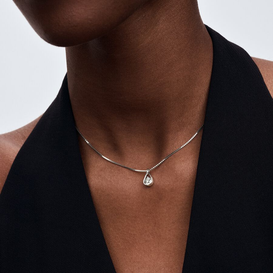 Pandora Infinite Lab-grown Diamond Pendant & Necklace 0.50 carat tw 14k White Gold