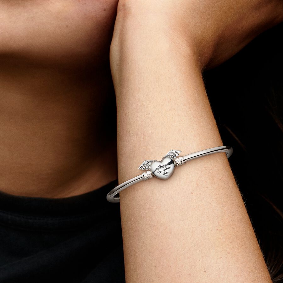 FINAL SALE - Pandora Moments Winged Heart Bangle