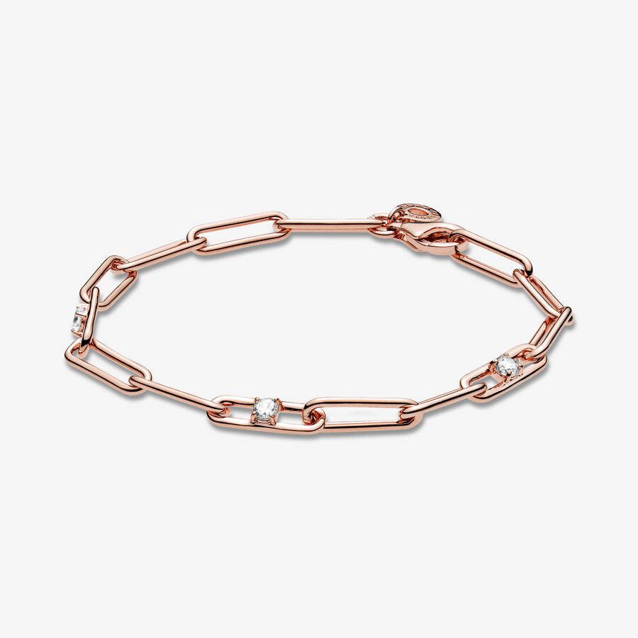 FINAL SALE - Link Chain & Stones Bracelet