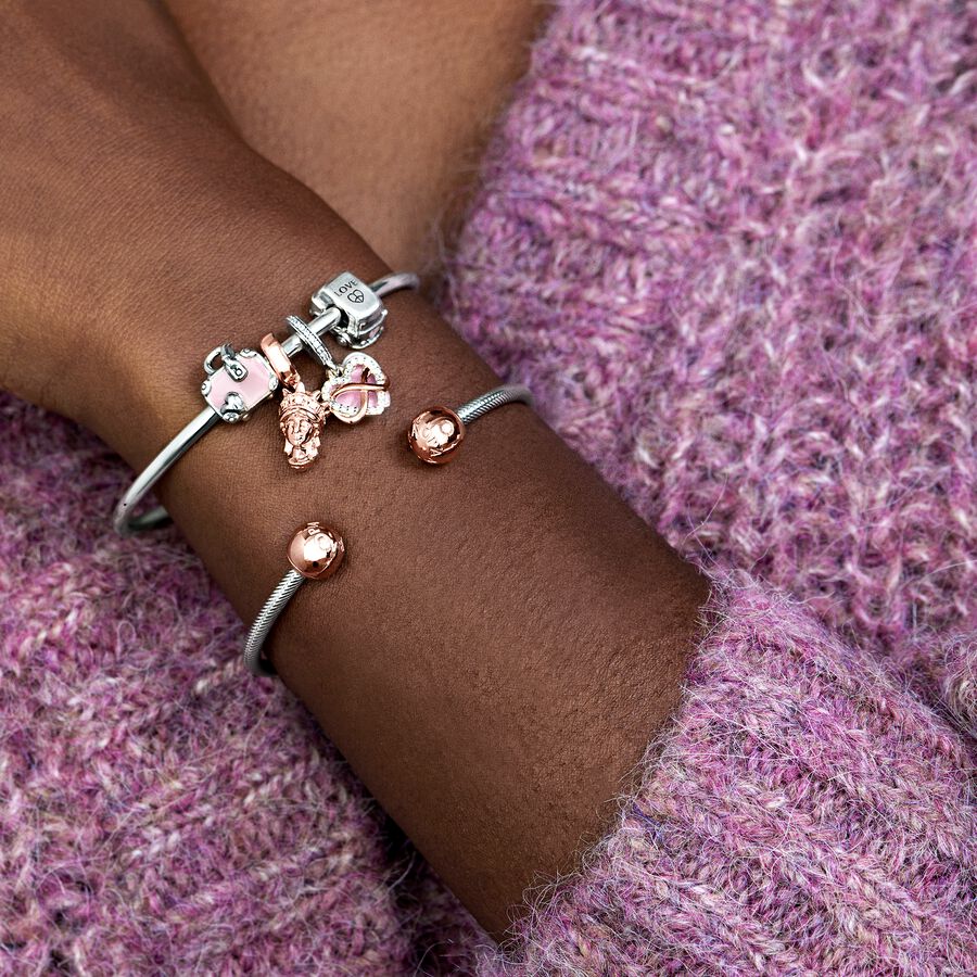 Pink Travel Bag Charm