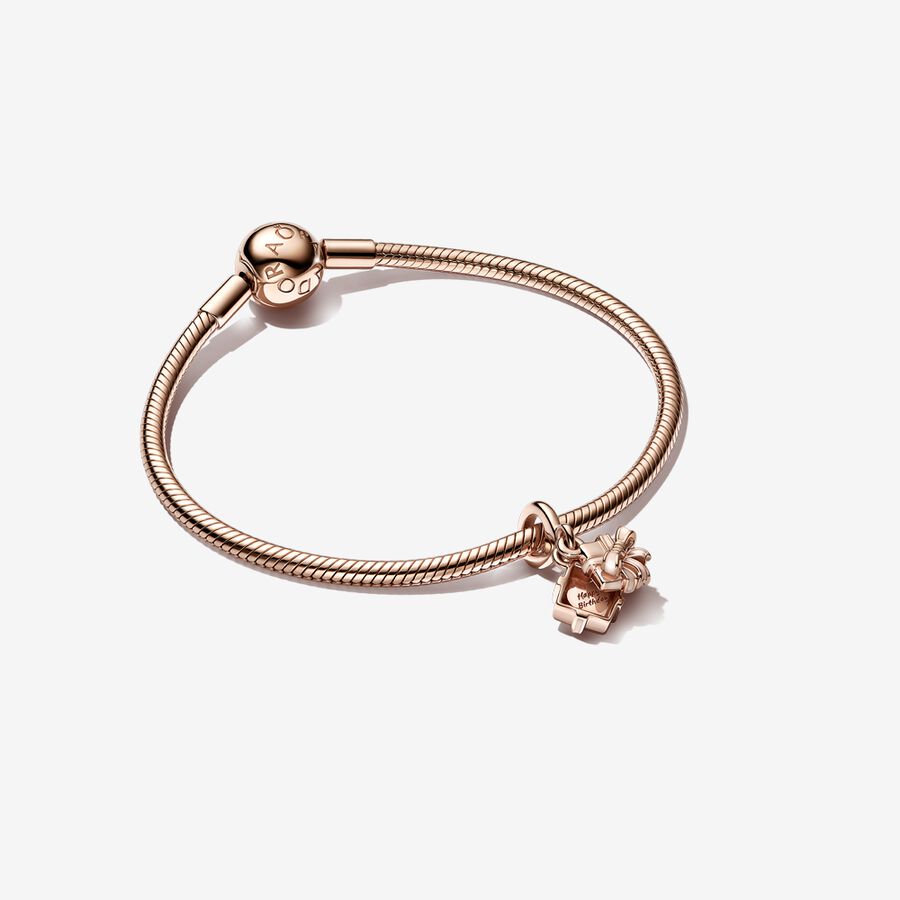 Openable Birthday Gift Charm & Bracelet Set