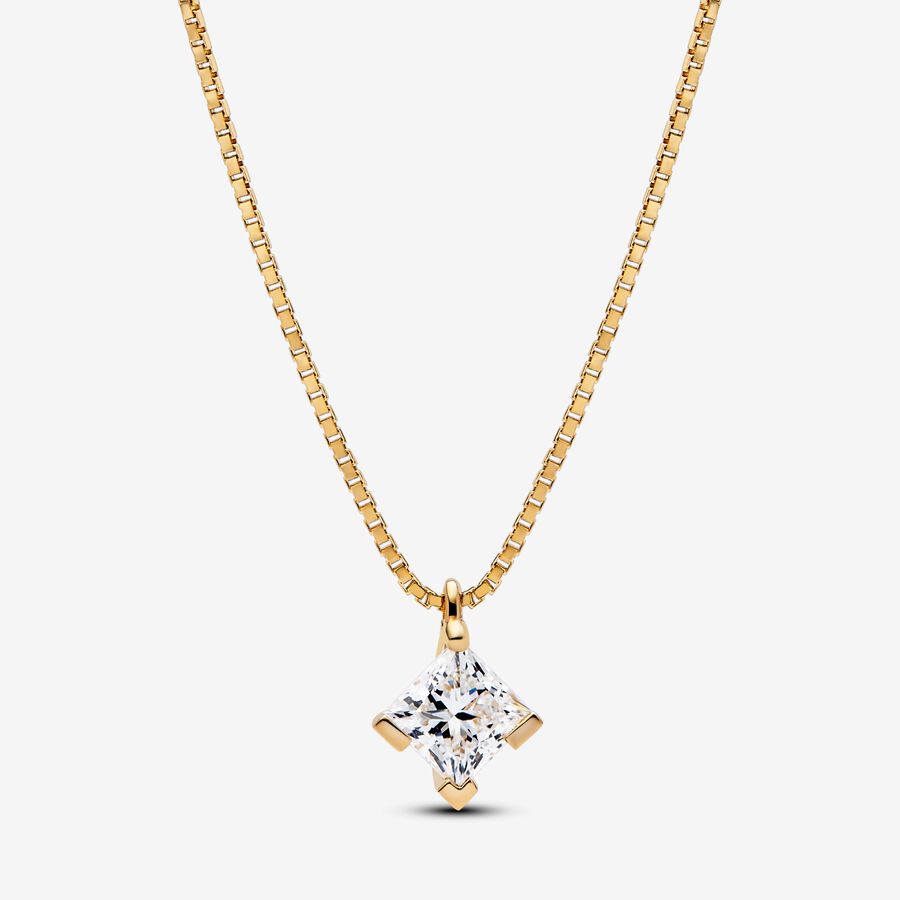 Pandora Nova Lab-grown Diamond Pendant Necklace 1.00 carat tw 14k Gold