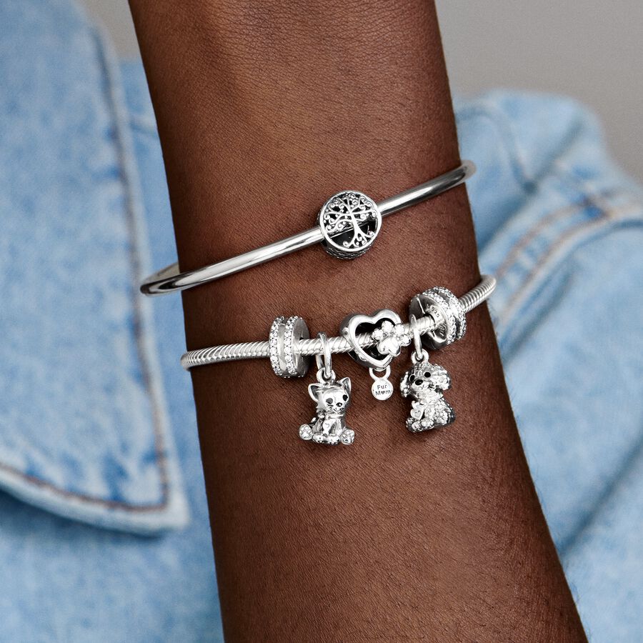 Openwork Family Roots Charm