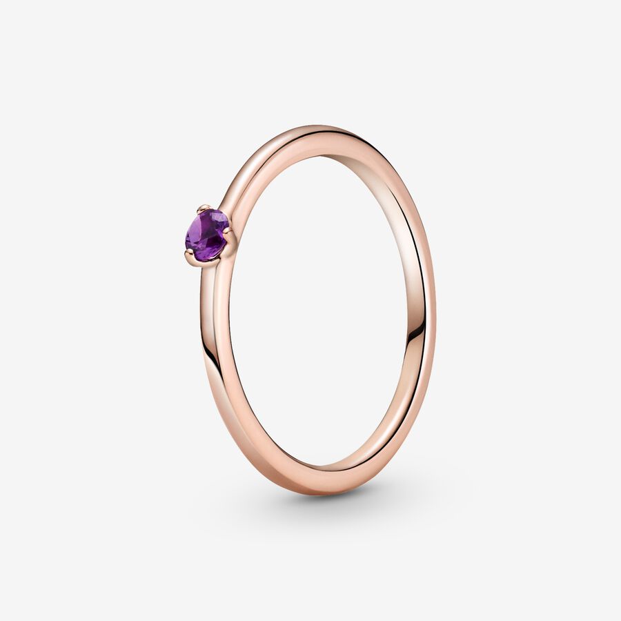 FINAL SALE - Purple Solitaire Ring